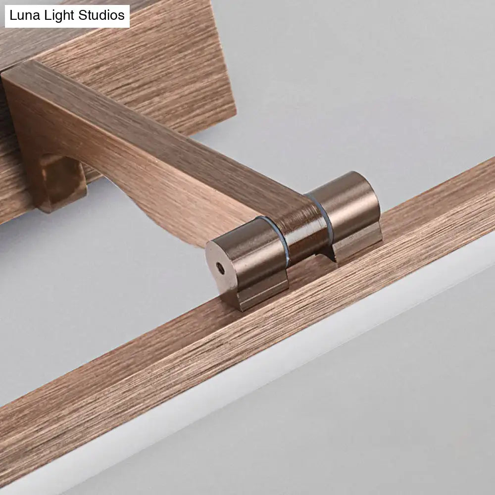 Copper Wood Grain Wall Light