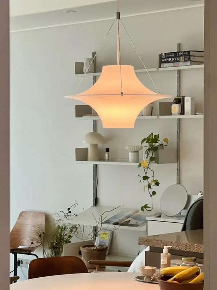 Cream Acrylic Pendant Light