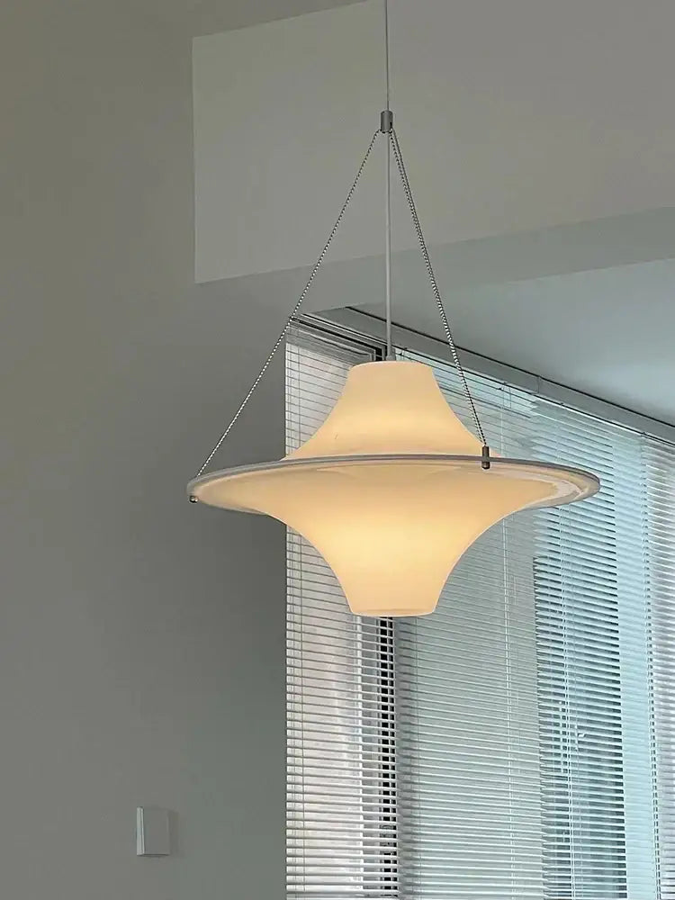 Cream Acrylic Pendant Light