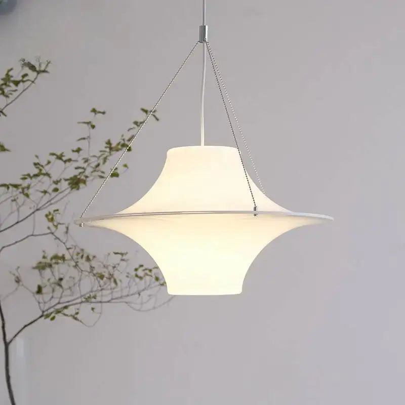 Cream Acrylic Pendant Light