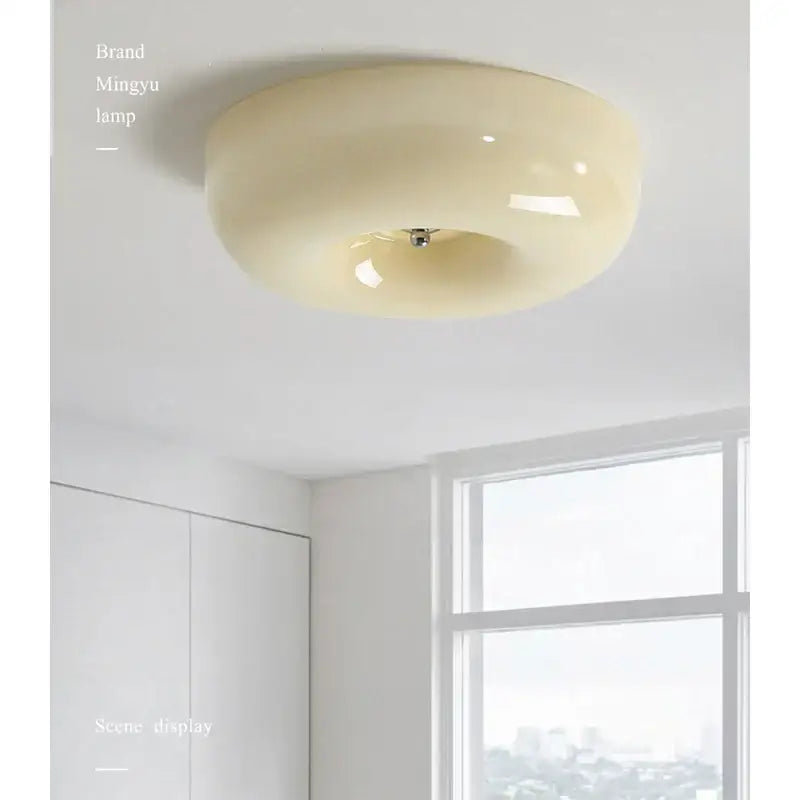 Cream Bauhaus Ceiling Lamp