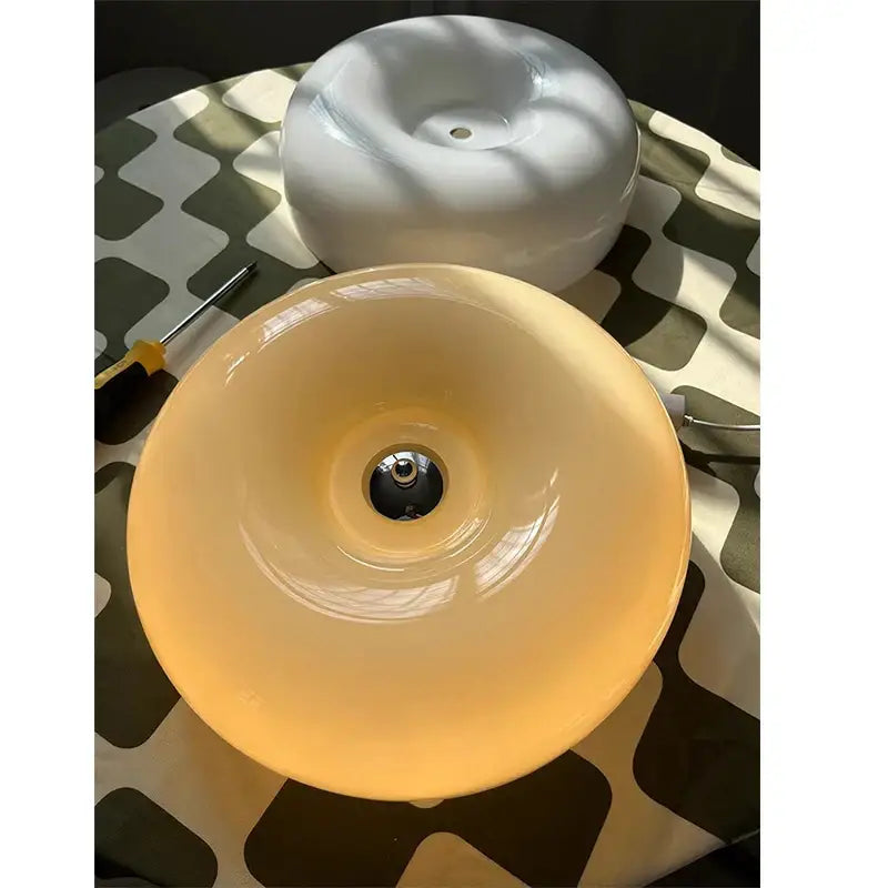 Cream Bauhaus Ceiling Lamp