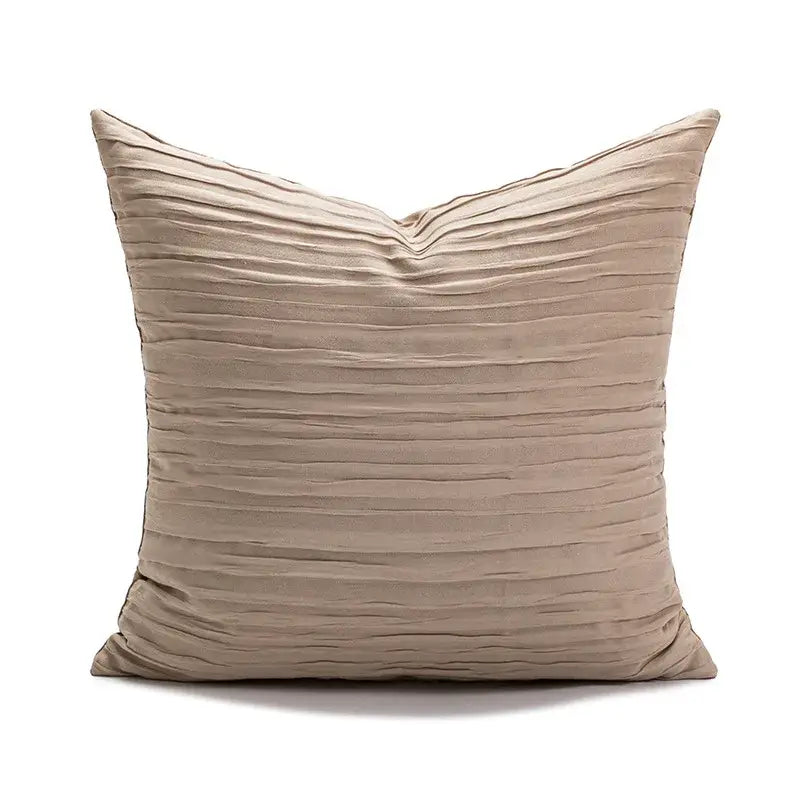 Cream Textured Cushion Cover