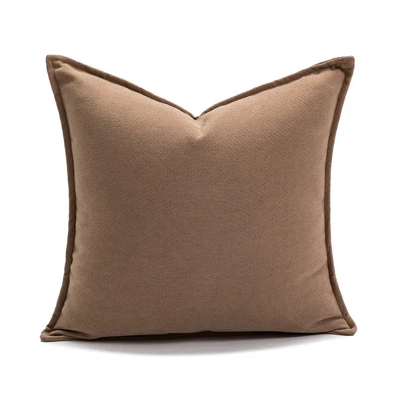 Cream Textured Cushion Cover