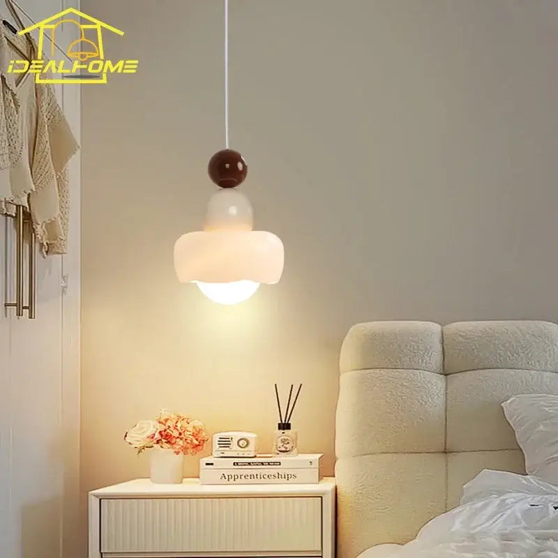 Pink Resin Pendant Light