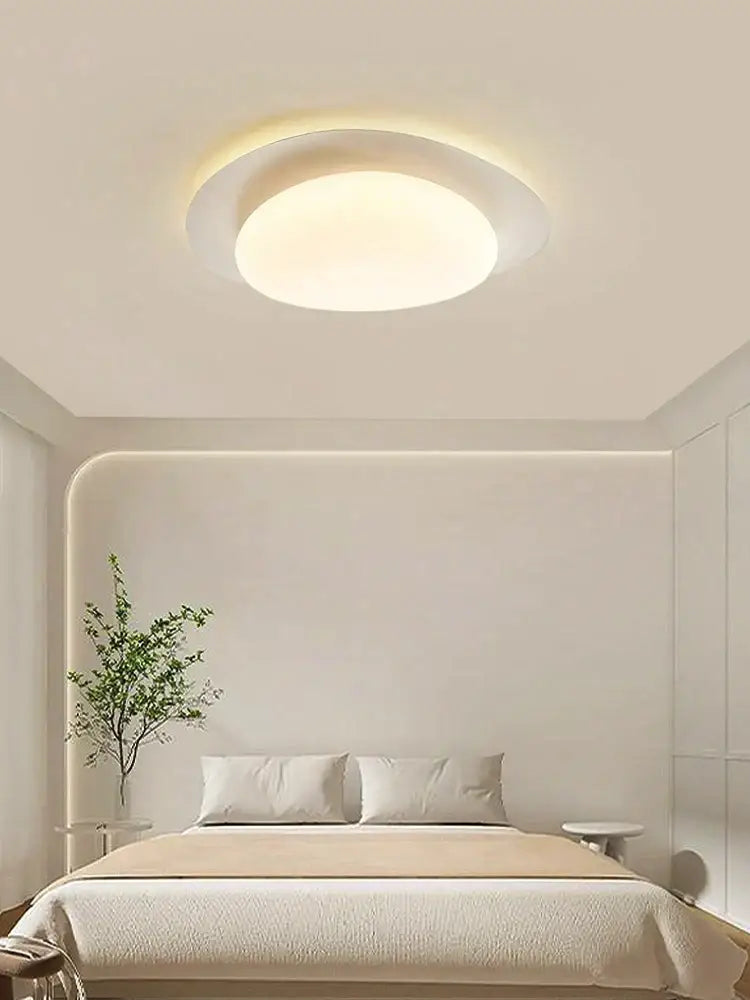 Cream Cobblestone Ceiling Light
