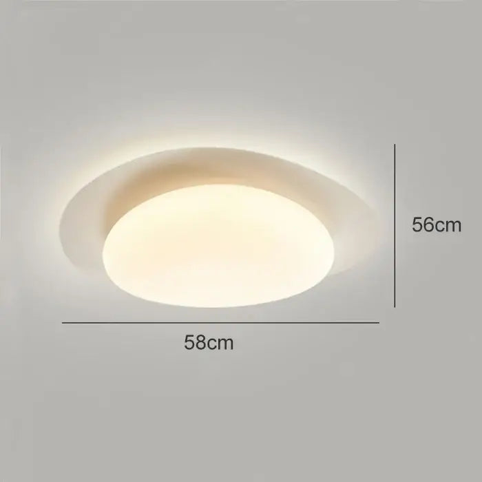 Cream Cobblestone Ceiling Light