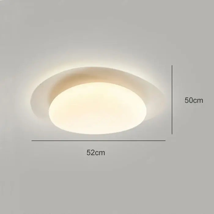 Cream Cobblestone Ceiling Light