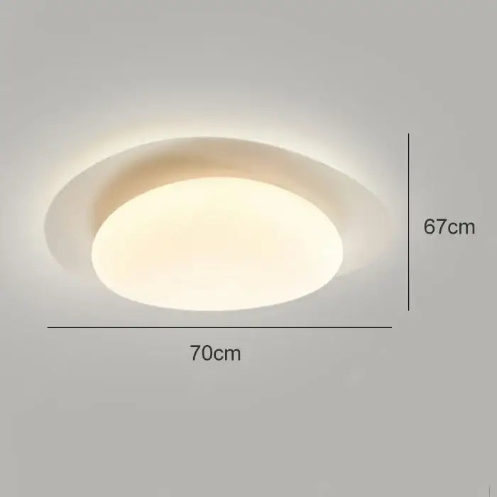 Cream Cobblestone Ceiling Light