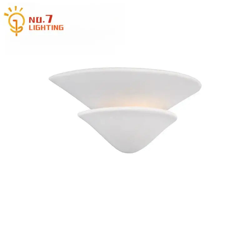 White Gypsum Wall Sconce