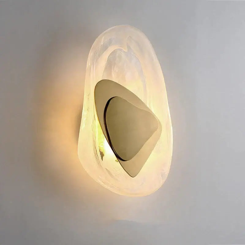 Black Minimalist Glass Wall Lamp