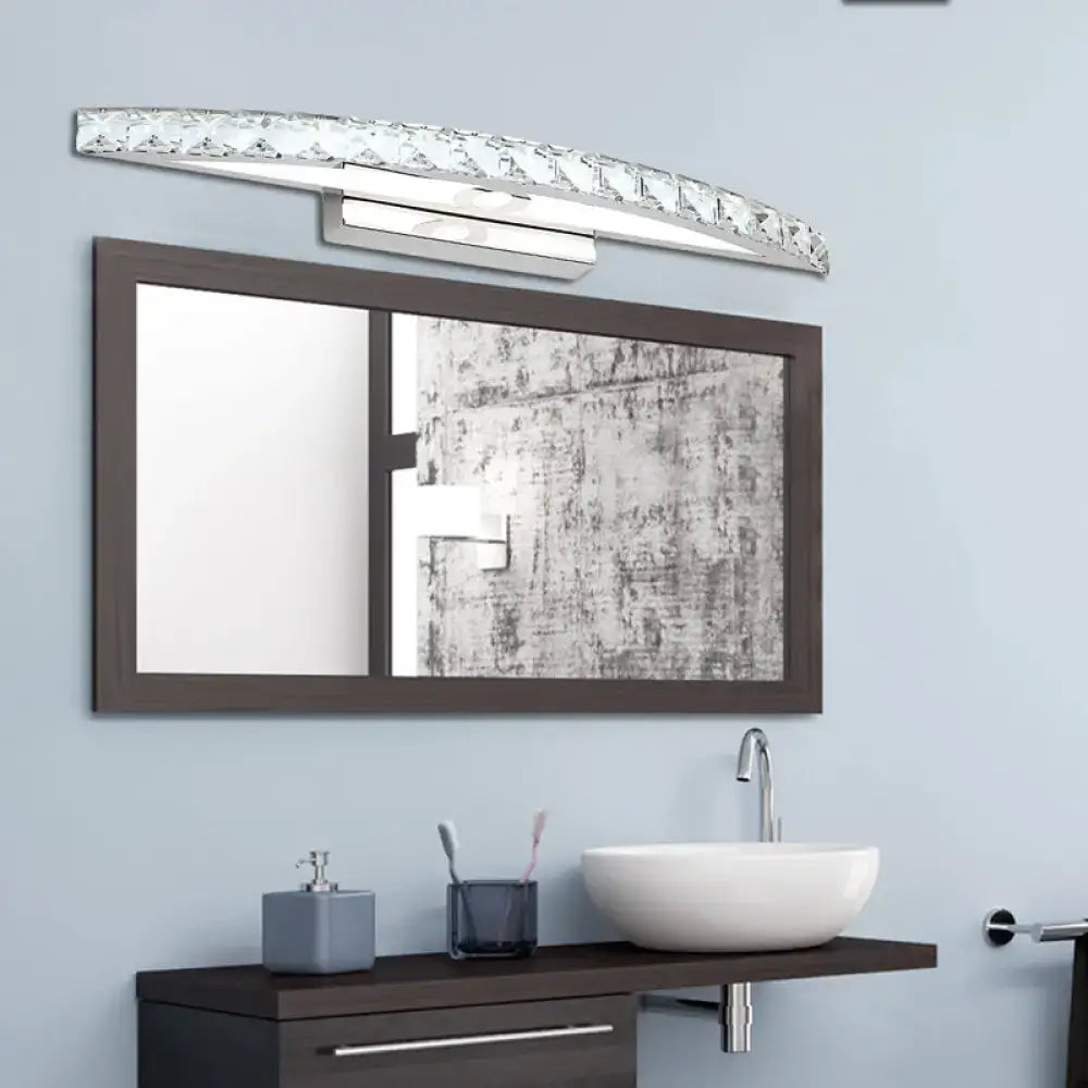 Crystal Champagne Bow Sconce