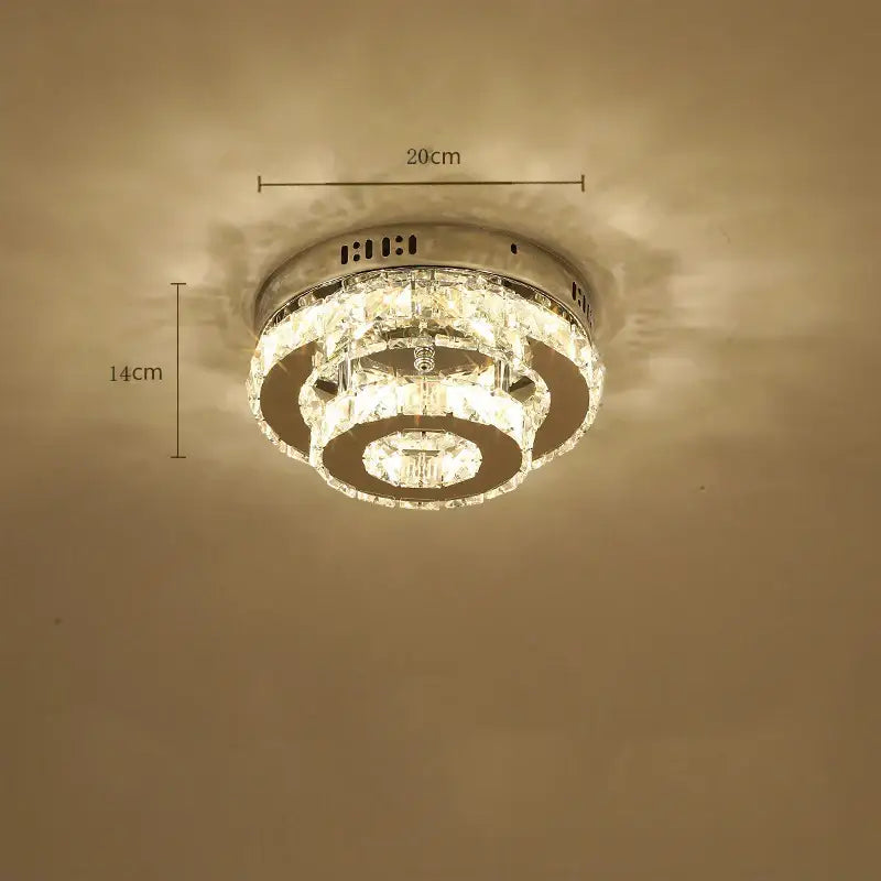 Crystal LED Ceiling Lamps