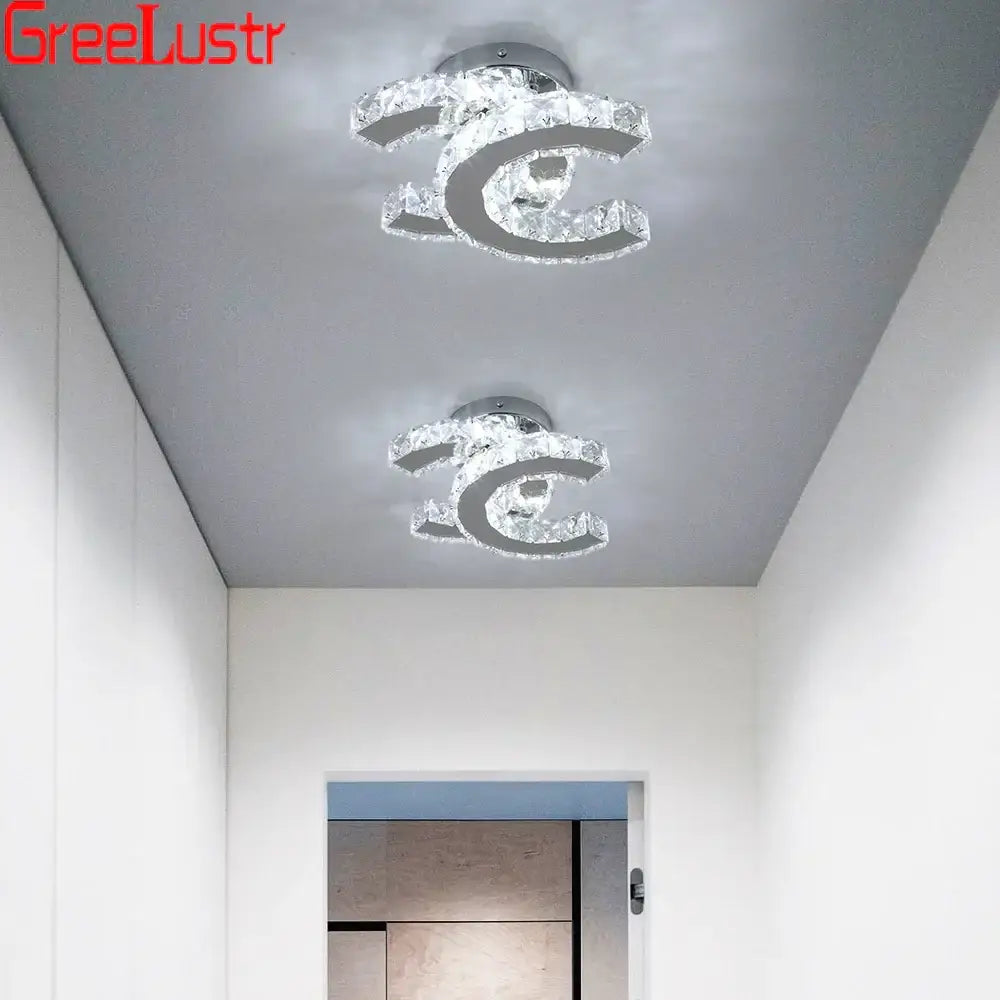 Crystal LED Ceiling Lamps