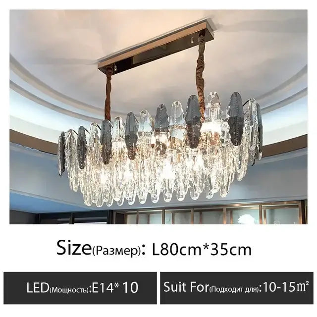 Crystal Prism Dining Chandelier