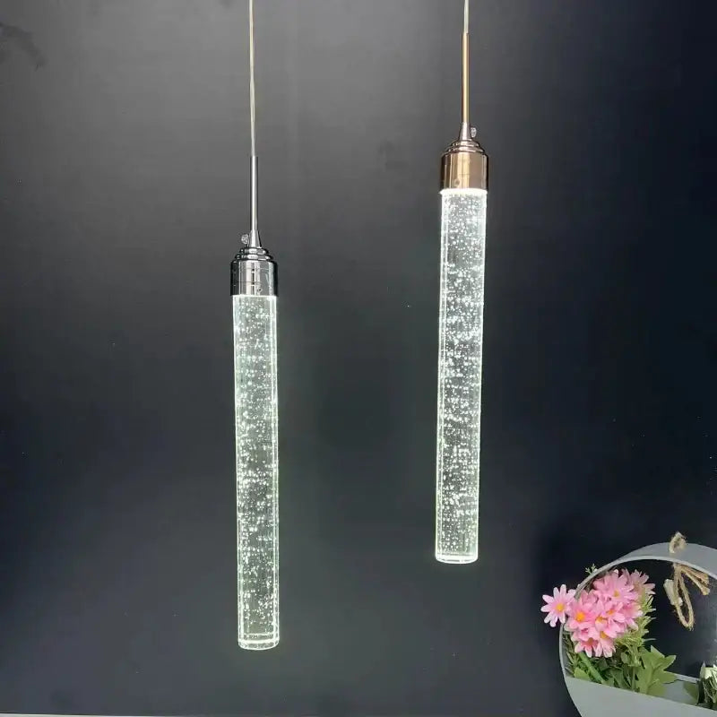 Gold Double Head Pendant Light