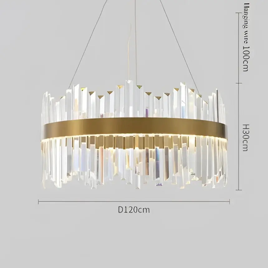 Crystal Ring 120cm Chandelier