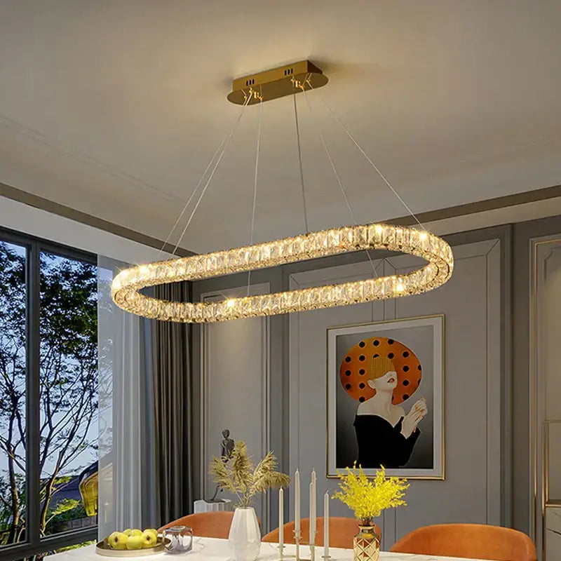 Gold Ring 100cm Ceiling Light