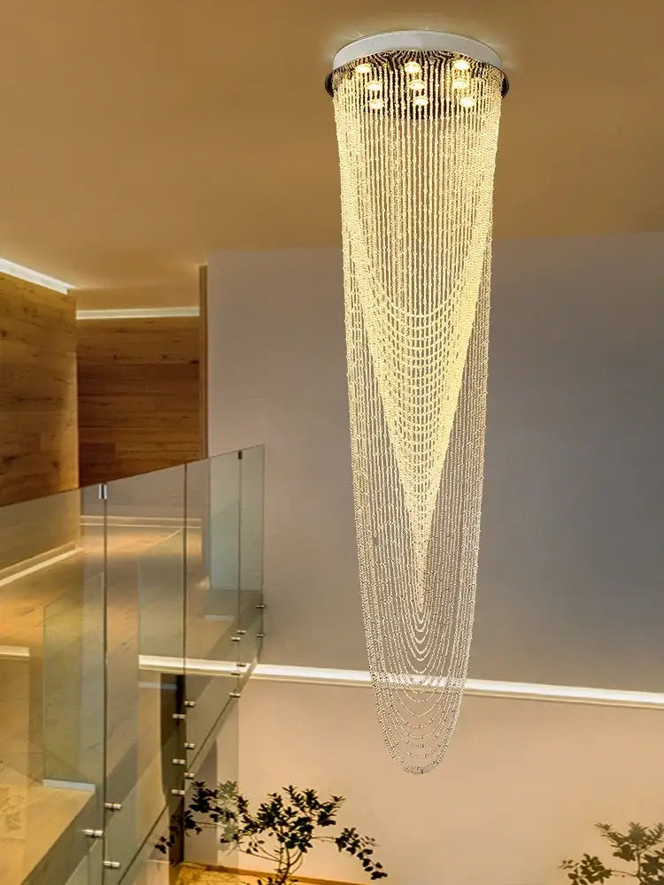Crystal Rotating Chandelier