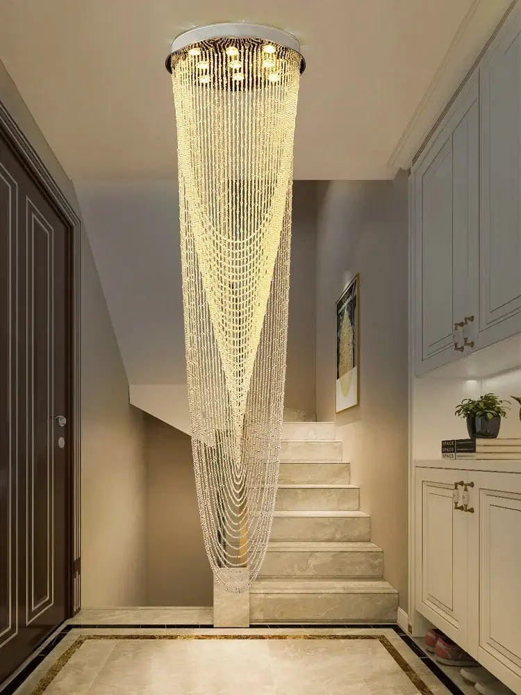Crystal Rotating Chandelier