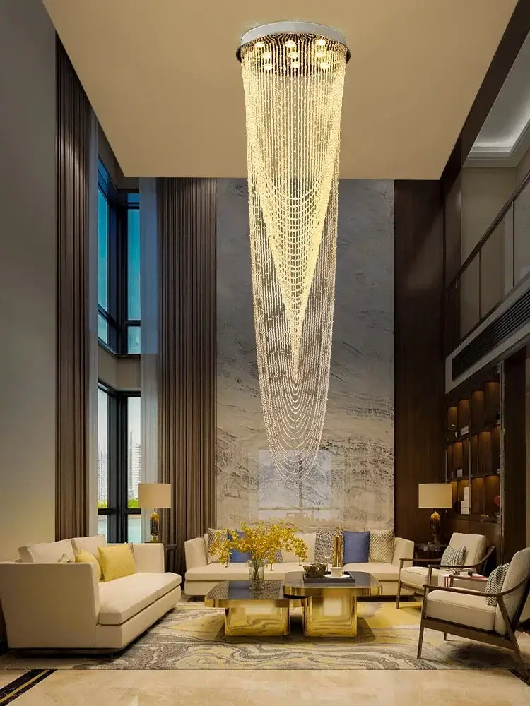 Crystal Rotating Chandelier