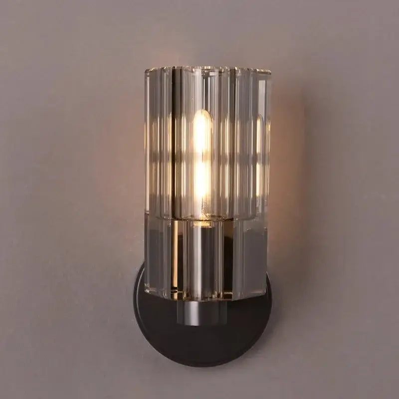 Crystal Gold Wall Sconce Bronze and Copper Tones