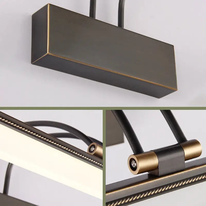 Bronze LED Vanity Wall Light