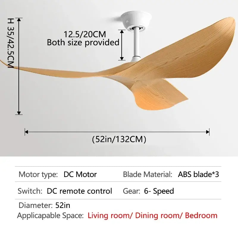 Walnut Grain Ceiling Fan