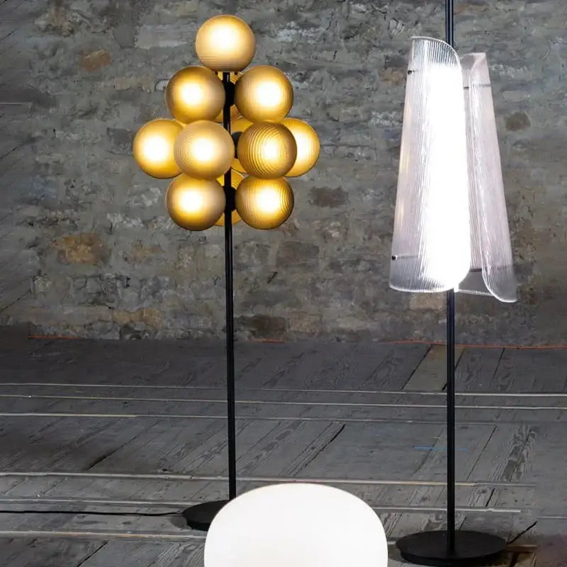 Bubbleglass LED Floor Lamp