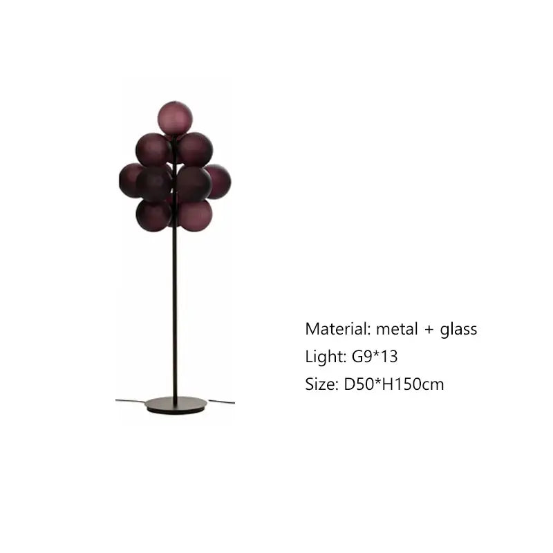 Bubbleglass LED Floor Lamp