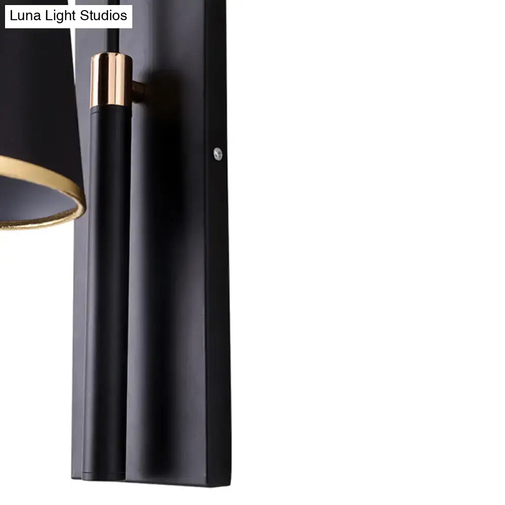 Gold Conical Wall Lamp