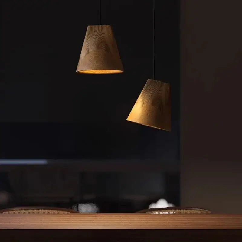 Wooden Adjustable Chandelier