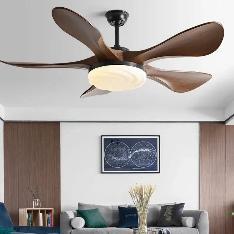 Black Walnut LED Ceiling Fan