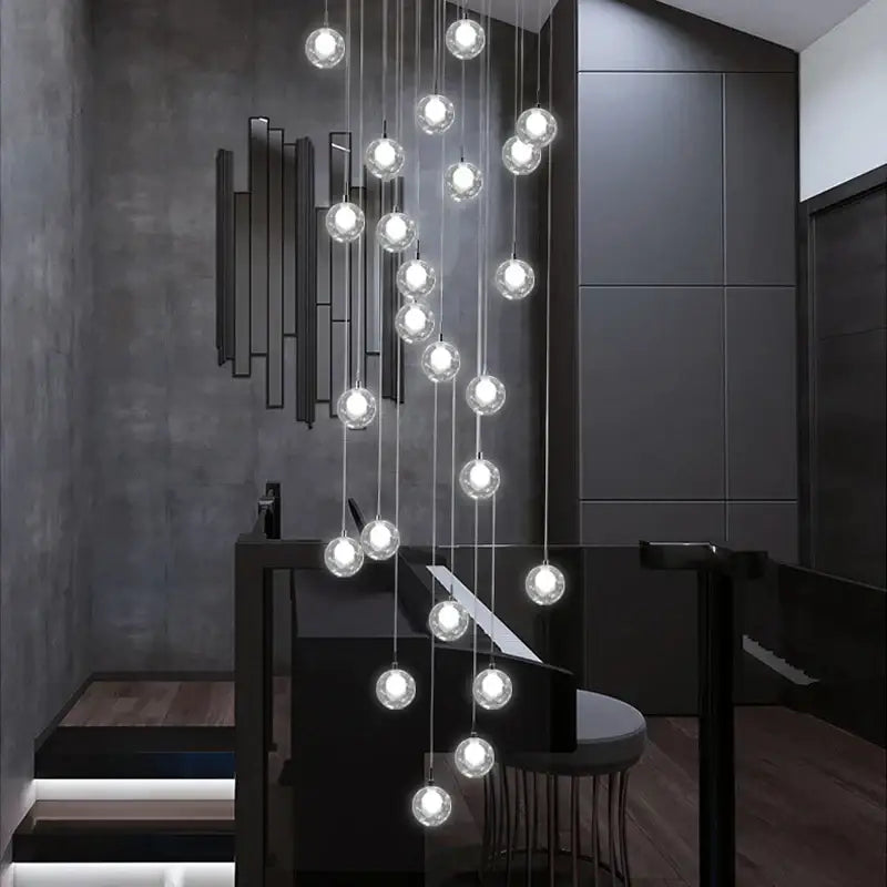 Bubble Glass LED Chandelier