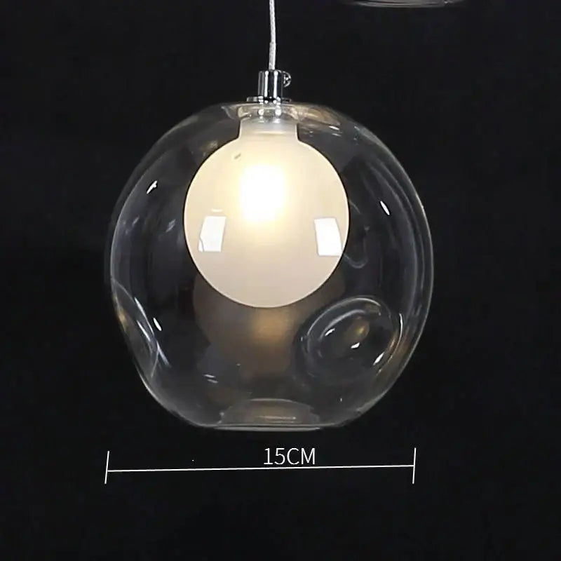 Bubble Glass LED Chandelier
