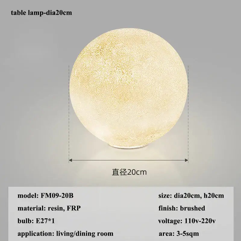 Cream Moon Pendant Chandelier