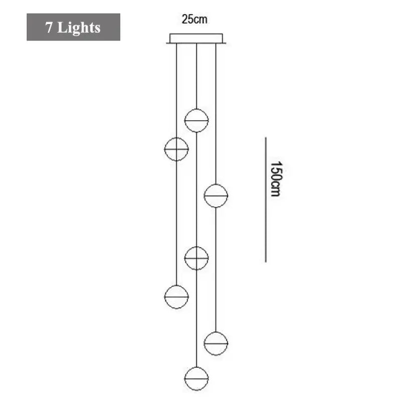 Round Crystal Pendant Light