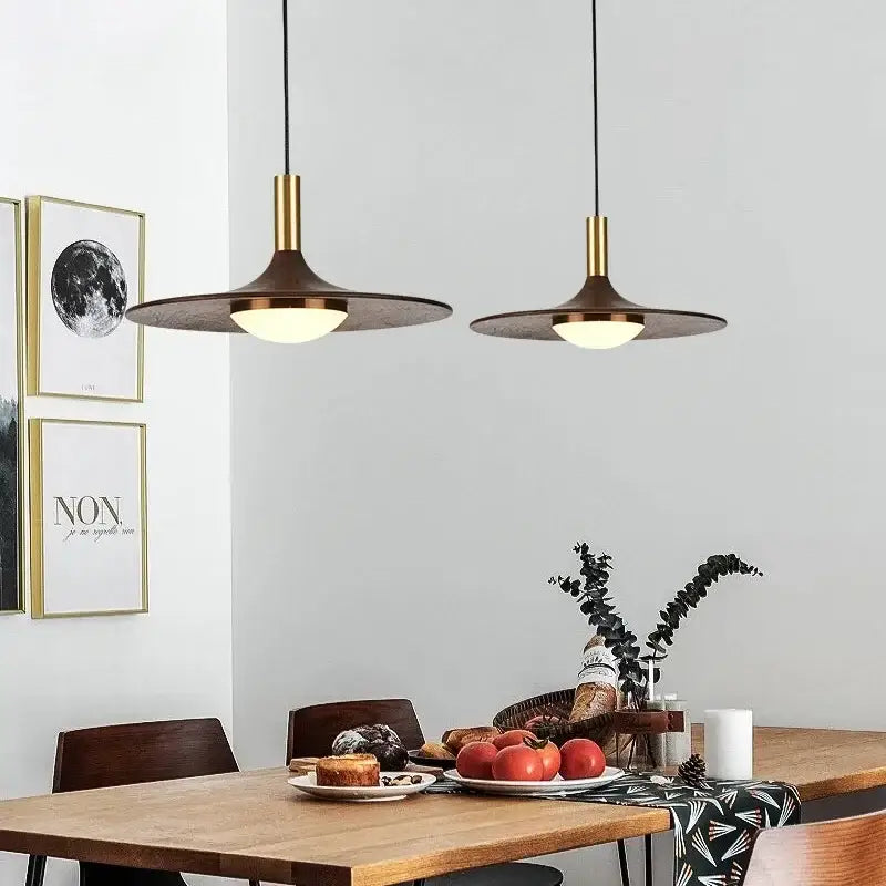 Wood Nordic Chandelier Light
