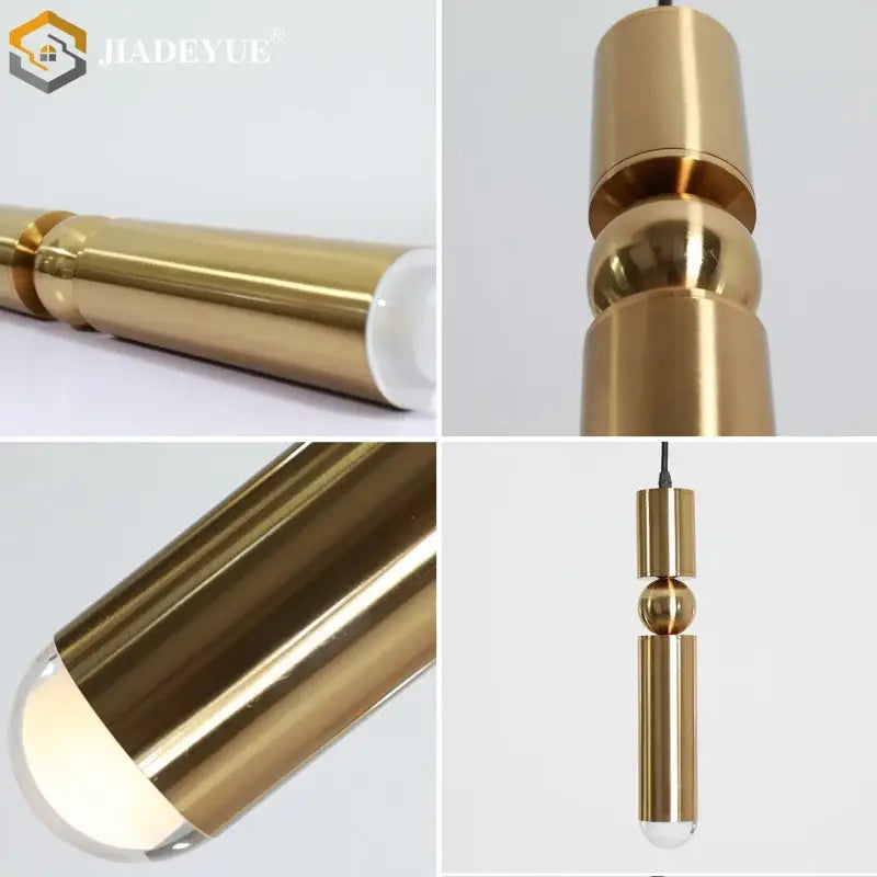 Gold LED Minimalist Chandelier