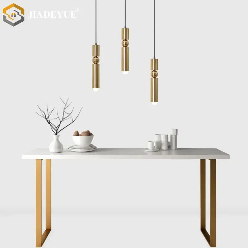 Gold LED Minimalist Chandelier