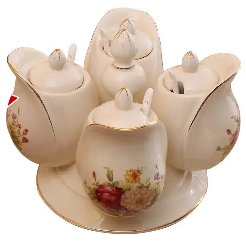 Green Ceramic Spice Set