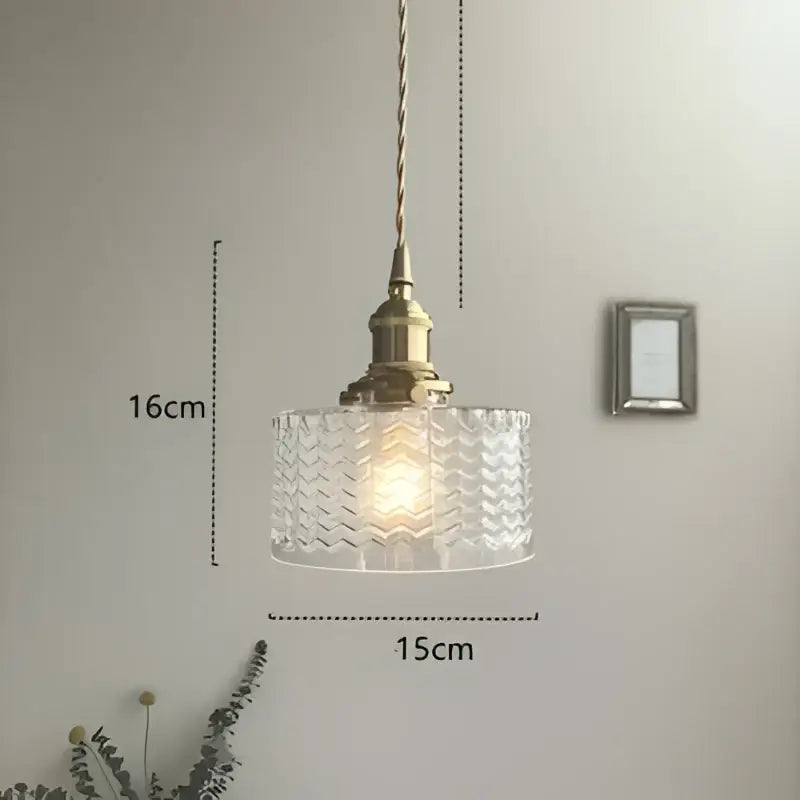 Amber Glass 3-Head Nordic Dining Pendant Light
