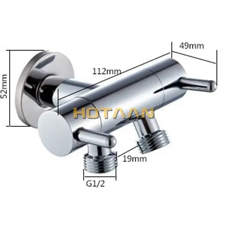 Brass Chrome Wall Faucet