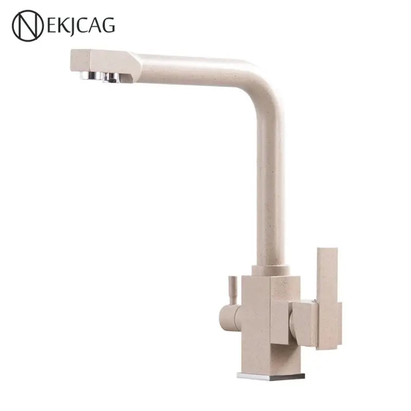 Gold Dual Outlet Kitchen Faucet