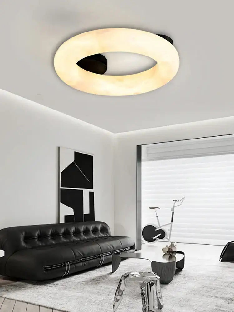 Alabaster Marble Ceiling Chandelier