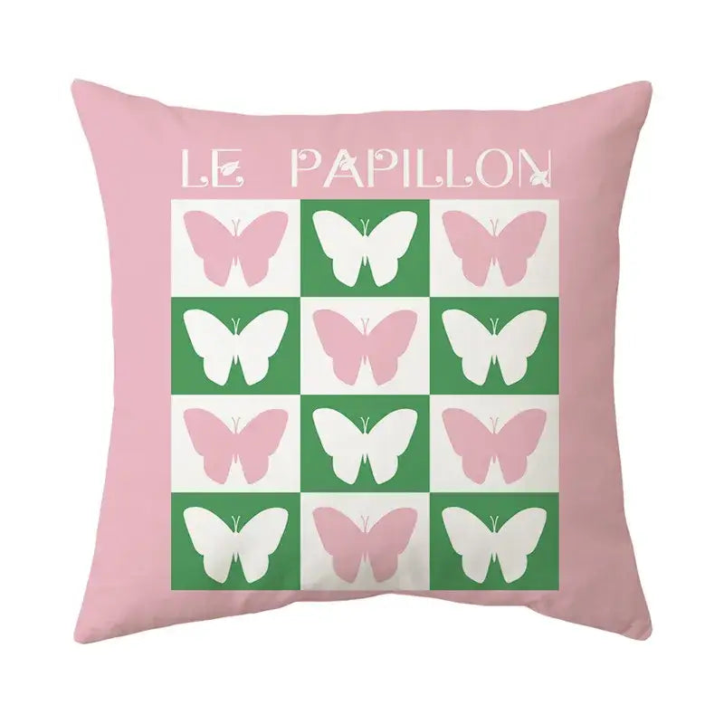 Polyester Butterfly Pillowcase
