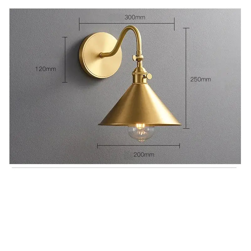 Brass Copper Wall Sconce