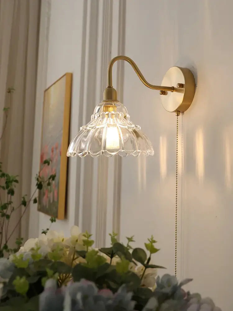 Brass Glass Pendant Light Nordic Minimalist