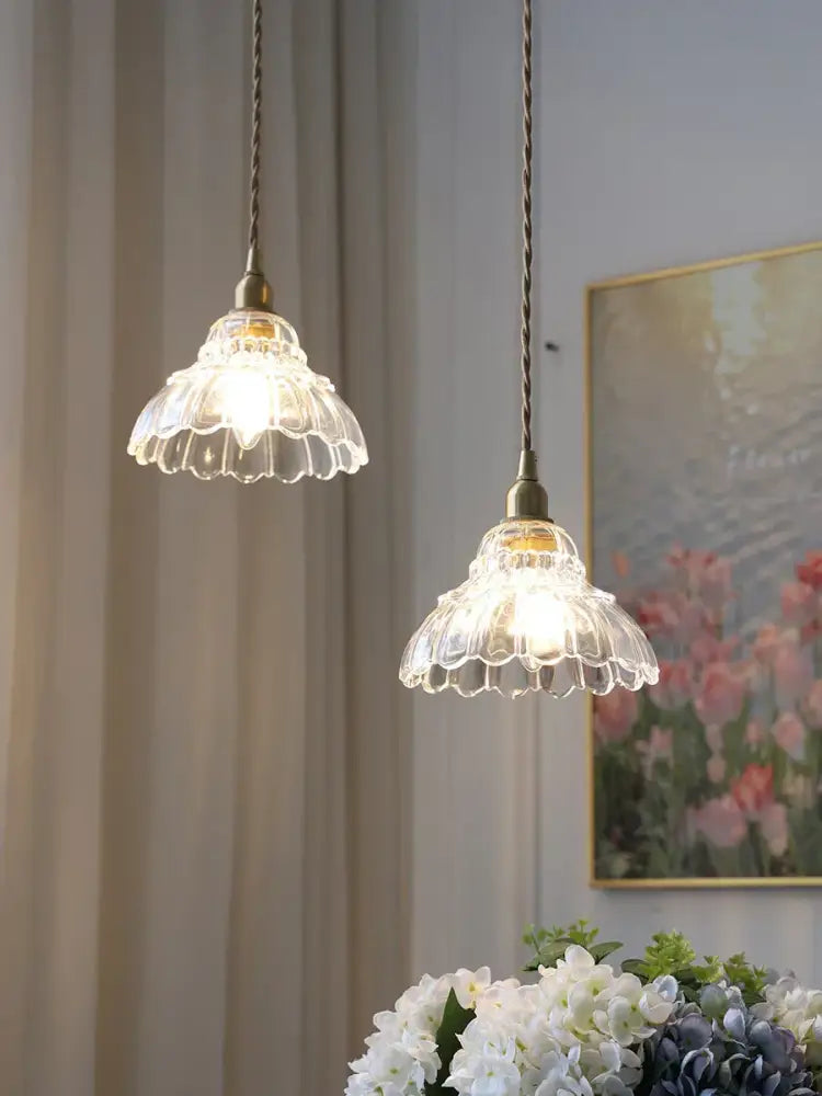 Brass Glass Pendant Light Nordic Minimalist