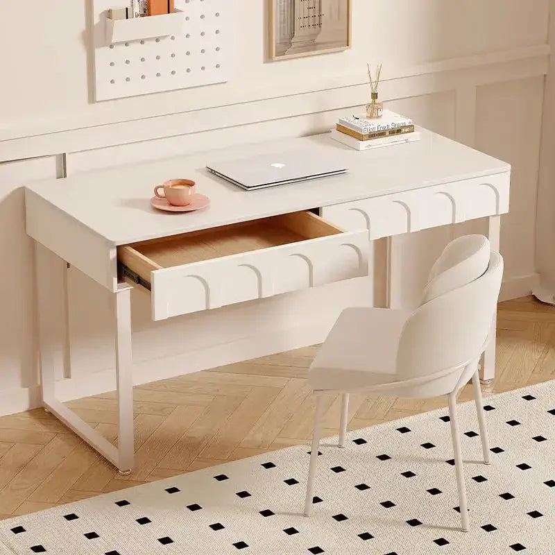 Cream Rock Board Desk